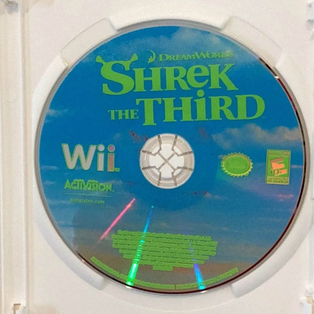 Shrek The Third Nintendo Wii Game & Madagascar Escape 2 Africa & Wipeout Games
